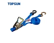 TOPSUN high quality 3300 lbs US type blue 1"x15' ratchet tie down strap